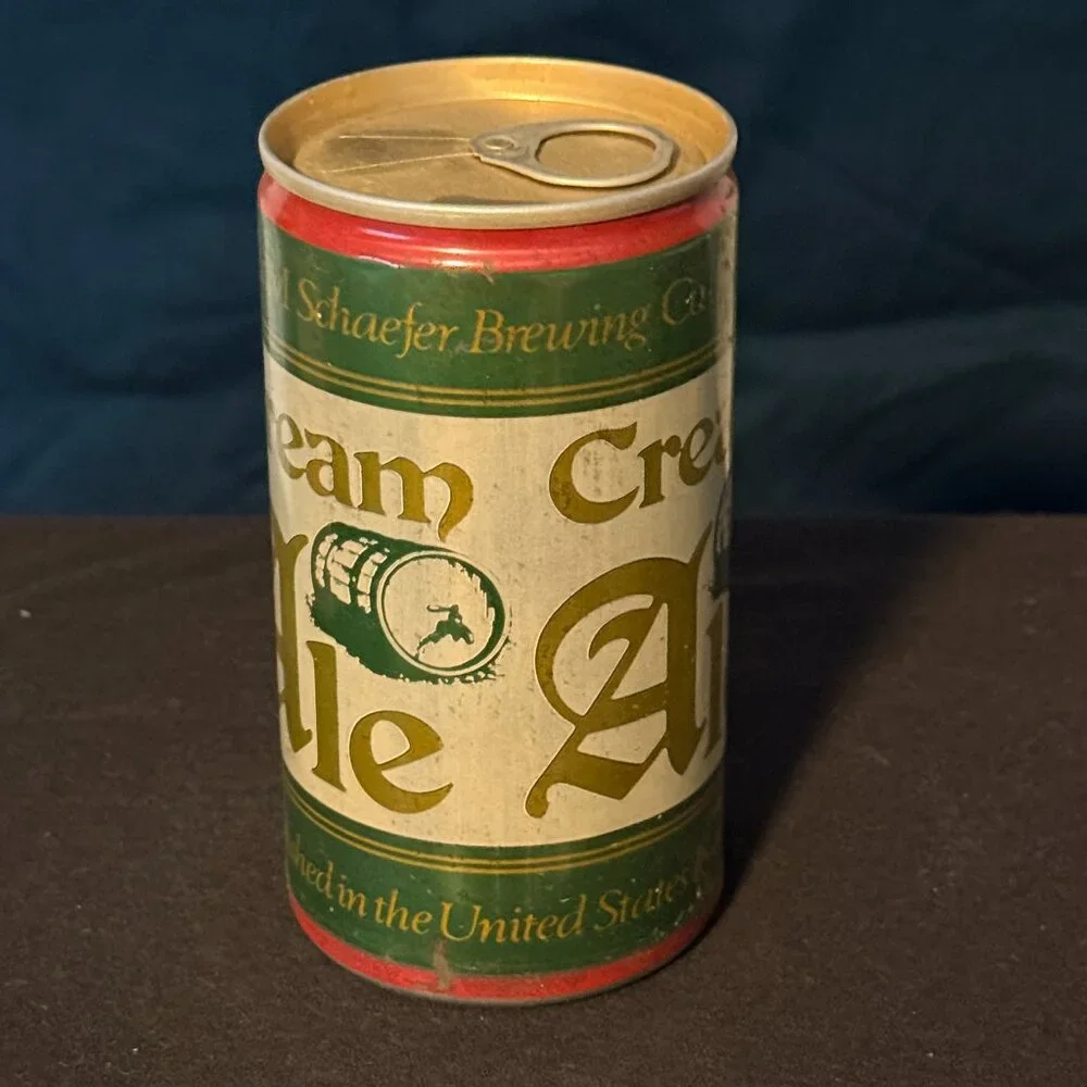 Schaefer Brewing Co. Cream Ale vintage beer can
